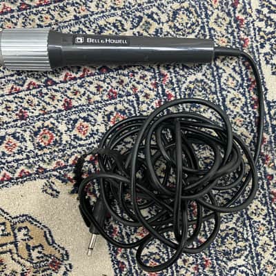 rare Bell & Howell Dynamic Microphone, Vintage, 1970s, USA image 3