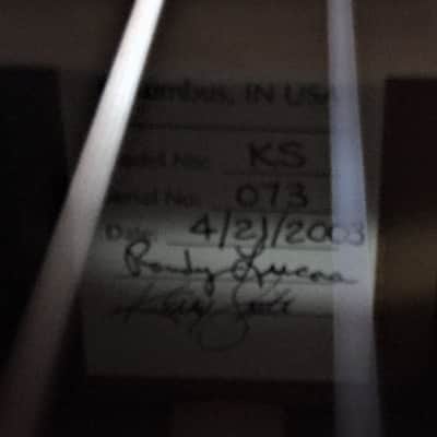 RANDY LUCAS KENNY SMITH SIGNATURE ACOUSTIC 2003 NATURAL image 20