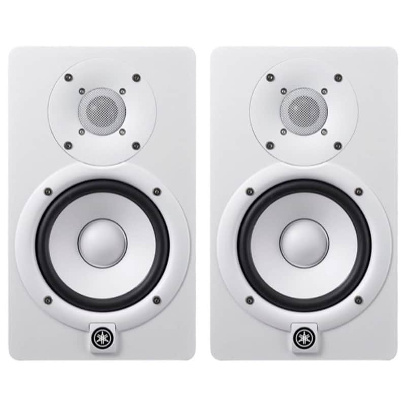 Yamaha HS5 Active Studio Monitor, White, Pair image 1