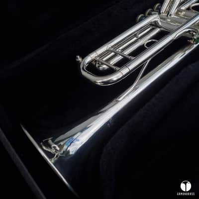 E. K Blessing ML1 Artist USA trumpet gamonbrass SILVERPLATED image 2