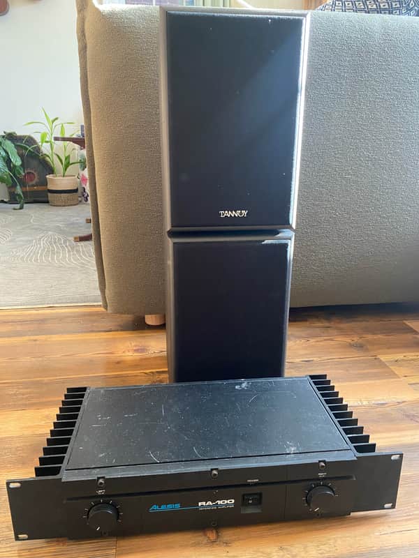 Tannoy PBM 6.5 Pair + Alesis RA-100 Amplifier image 1