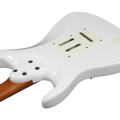 Ibanez LM1-LWH Luca Mantovanelli Signature Electric Guitar 6-String - Luna White + Case image 19