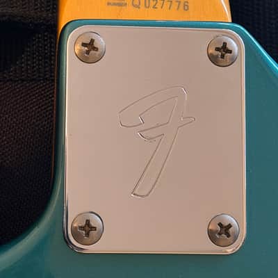 Clean! 2000 Fender Japan JM66-80 Jazzmaster Reissue MIJ CIJ Ocean Turquoise Metallic OTM w/Matching Headstock Tokai/Dyna Factory Era image 13