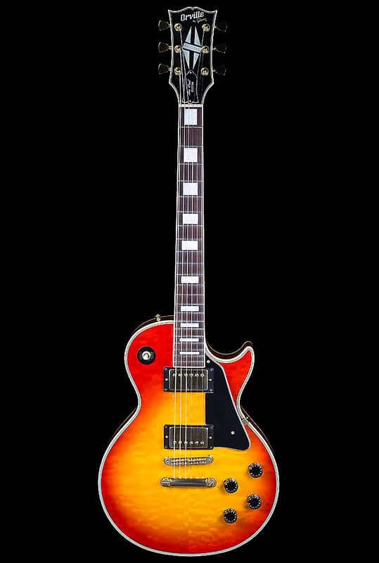 Orville by Gibson LPC Les Paul Custom with Rosewood Fretboard | Reverb