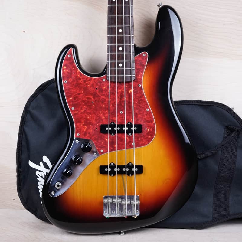 Fender JB62-70LH Left Handed Jazz Bass Reissue CIJ 2001 Sunburst Japan w/ Bag image 1