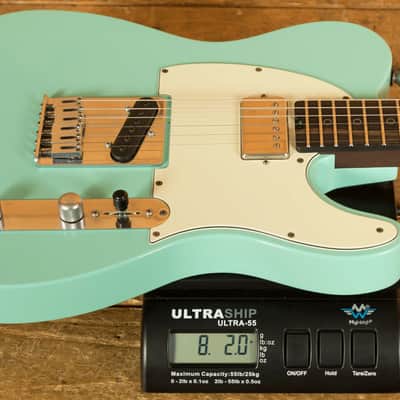 Schecter USA Custom Shop Nick Johnston PT S/H Wembley - Macassar Ebony - Atomic Green Aged Nitro image 9