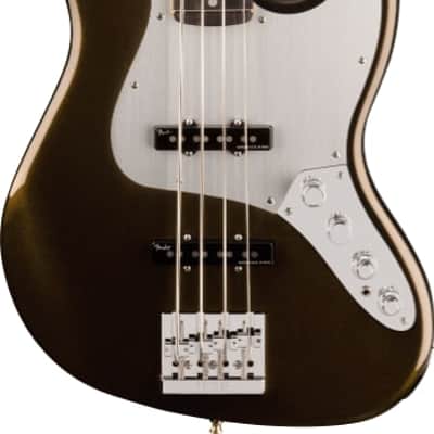 Fender American Ultra II Jazz Bass, Ebony Fingerboard, Texas Tea imagen 2