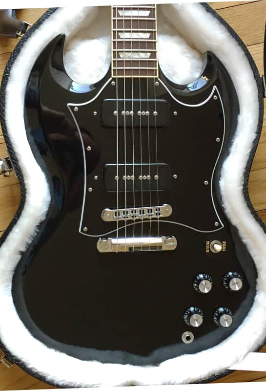 Gibson SG Standard P90 2012 Black Gloss image 1