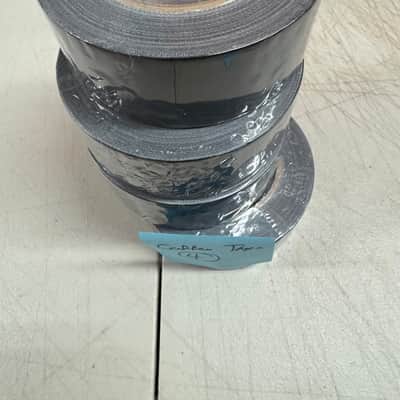 New Black Gaffer Tape 2" x 30 Yd. Hide Cables w/No Sticky Residue (1 Single Roll) image 3