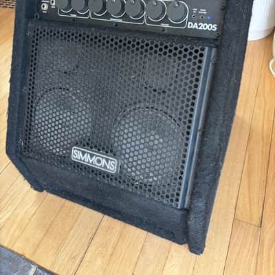 Simmons DA200S Electronic Drum Set Monitor 2010s - Black image 3