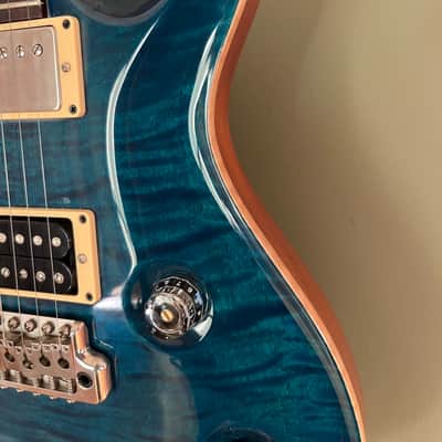 2007 PRS Custom 24 - 10 Top - Blue Matteo - Bare Knuckle image 3