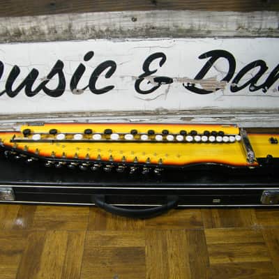 Paloma Shahi Baaja Electric Indian Instrument-Sun Araw Used-Sunburst Zither Sitar image 4