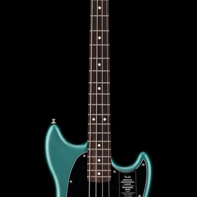 Fender American Professional Classic Mustang Bass - Faded Sherwood Green Metallic #90066 image 5