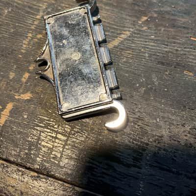 Gibson Bass bridge plate 70's 80's - chr image 2
