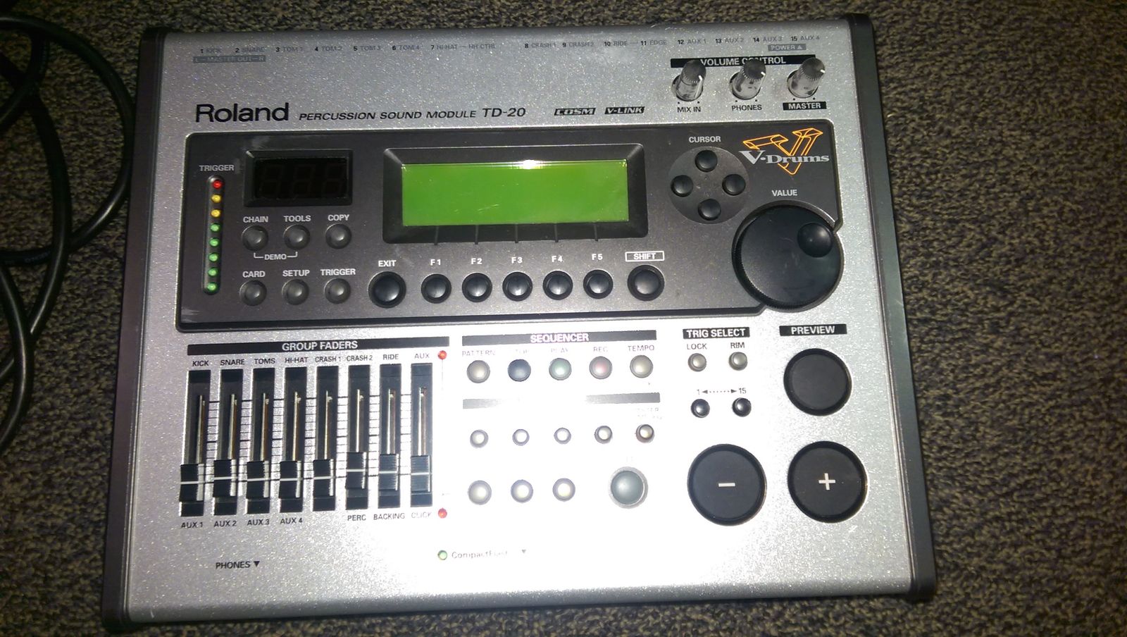 Roland TD-20 V-Drum Percussion Sound Module | Reverb