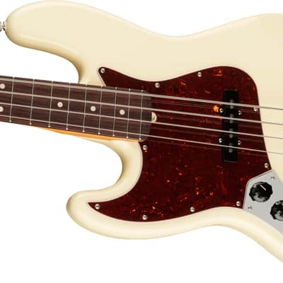 FENDER - American Professional II Jazz Bass Left-Hand  Rosewood Fingerboard  Olympic White - 0193980705 Bild 4