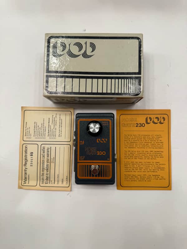 DOD Digitech 230 Noise Gate Original Gray Box Vintage Guitar Effect Pedal + Box image 1