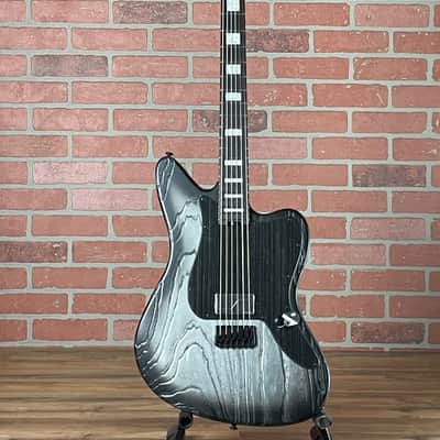 ESP LTD XJ-1B HT Baritone Electric Guitar - Silver Blast image 1