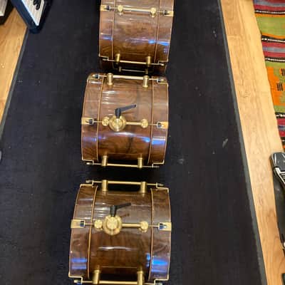 Bearing Edge 7 Piece Drum Set Kit-Maple Shells-Wood Hoops-Amazing image 9