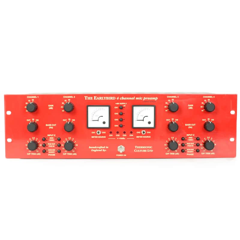 Thermionic Culture Earlybird 4 4-Channel Mic Preamp Limited Edition image 1