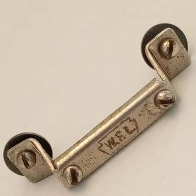 Ludwig WFL Butt Plate Snare Drum Hardware Nickel Plated Vintage50s USA P32 2 1/4 image 1