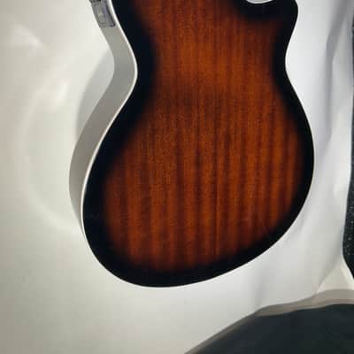 Ibanez Acoustic/Electric AEG7L-DVS Left-Handed Dark Violin Sunburst High Gloss - In-House Adjusted image 5