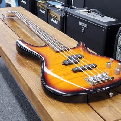 Ibanez Gio GSR200FM 4-String Bass Three Tone Sunburst image 3