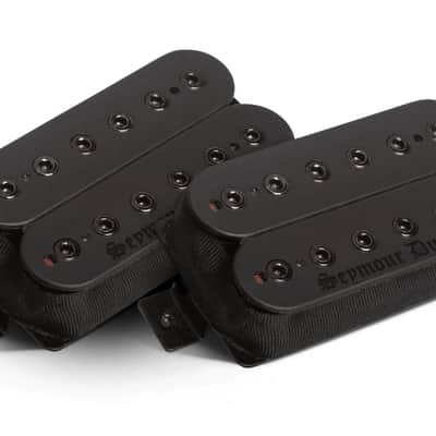 Seymour Duncan BLACKENED BLACK WINTER Neck Bridge Pair 6 String Humbucker Pickups image 2