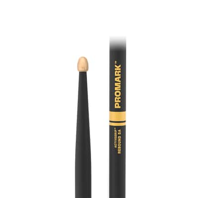 ProMark Hickory 5A Rebound Activegrip with Acorn Tip in Black image 2