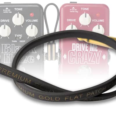 EBS Premium Gold Flat Patch Cables, 58 centimeters image 3