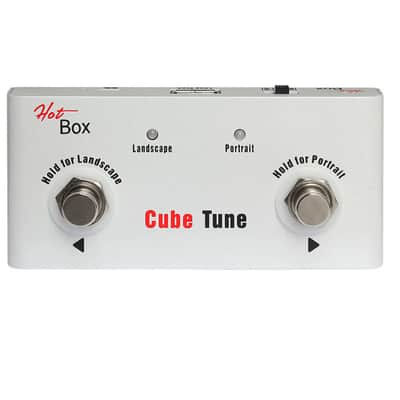 Hot Box Loop Tune Looper/Tuner Pro Pedal + Cube Tune Foot Controller. 9 Loops 40 Min Record-In WhiteHot Box Pedals Loop Tune + image 2