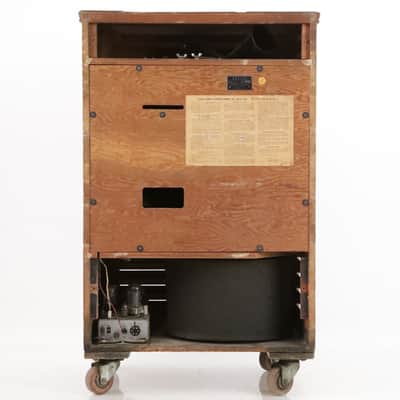 Leslie Model 122 Rotating Speaker Cabinet Cab Organ Amplifier w/ Casters #34786 image 6