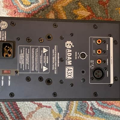 ADAM Audio A3X Active Nearfield Monitors (Pair) 2010s - Black image 3