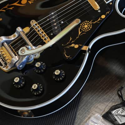 2021 Gibson Custom Shop TelePaul Custom w/ Bigsby Limited Mod Electric Guitar Black Ebony + HSC image 6