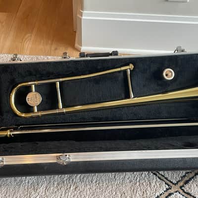 Andreas Eastman ETB-221 Student Bb Trombone - Gold Brass Finish image 4