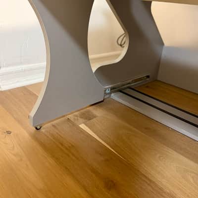 Zaor Miza M Flex Studio Workstation Desk – Grey Wengé - MINT image 7