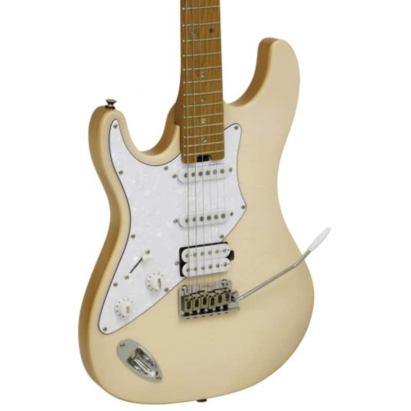 Aria 714 JH Fullerton, Inverted Poplar Body, Flamed Maple Top, Roasted Maple Neck, New image 1
