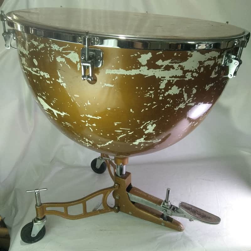 *Slingerland 29" Timpani Drum Fiberglass Bowl Vintage 60s Complete Remo Head USA image 1