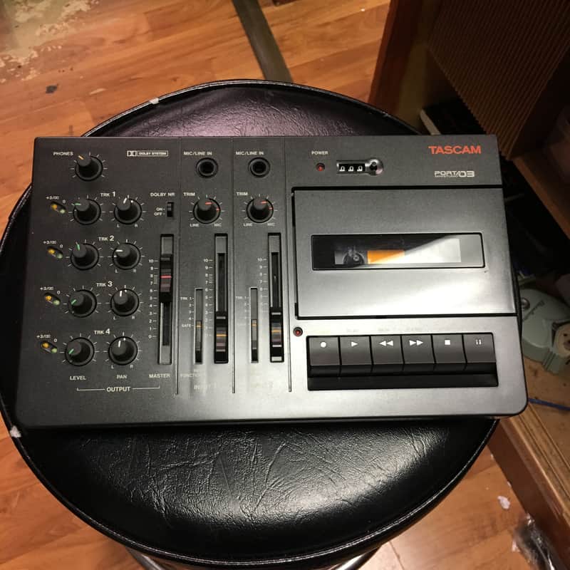 TASCAM Porta 03 Ministudio 4-Track Cassette Recorder | Reverb