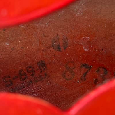 Vintage Harmony Rocket H56 1969 - Red, 2 Pickup image 4