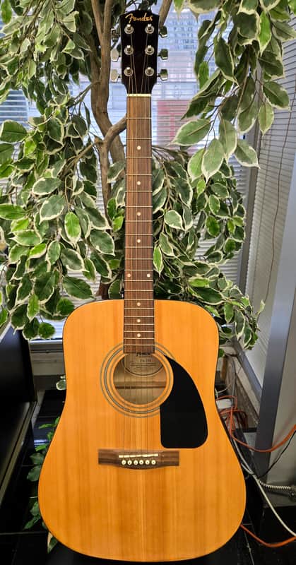 Fender FA-100 Spruce/Basswood Dreadnought 2010s Acoustic Guitar - Natural image 1