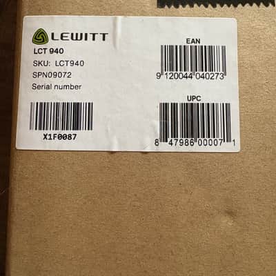 Lewitt LCT-940 Blendable Tube/FET Condenser Microphone 2010s - Black image 1