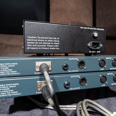 Vintech Audio Vintech Audio X73i Pair + Power Supply | Neve 1073 Style Class A Mic Preamp EQ | Pro Studio 2016 - grey image 11