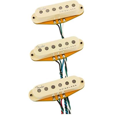 Genuine Fender GEN 4 Noiseless Stratocaster/Strat Guitar Pickup Set - AGED WHITE image 8