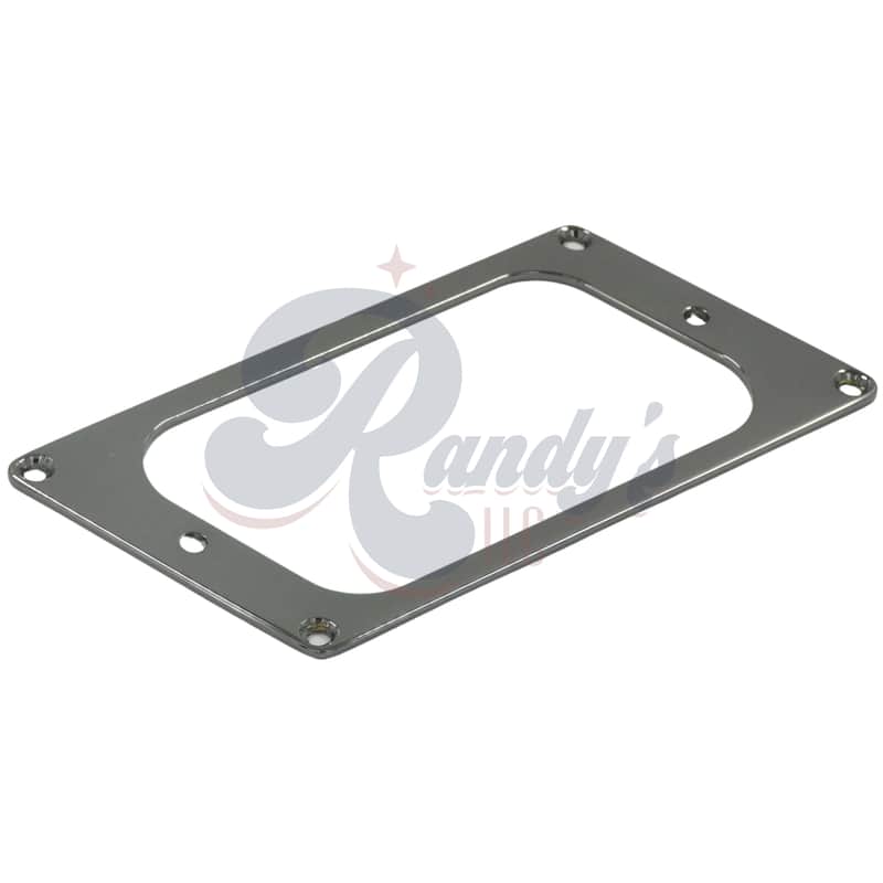 Advanced Plating 1988PC Advanced Plating | Nighthawk® Slanted Humbucker Pickup Mounting Ring - Fits Gibson®-Black Nickel/Pearl Chrome - 1988PC - Black Nickel/Pearl Chrome image 1