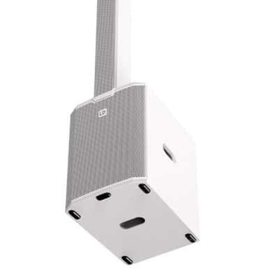 LD Systems Maui 28 G3 W Compact Cardioid Column PA System With DSP 2060W (White) image 7
