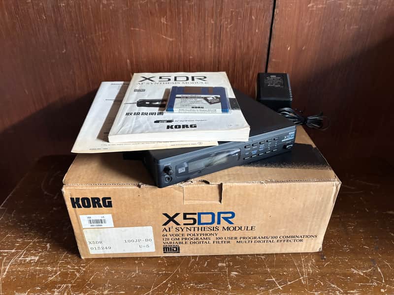 KORG X5DR AI2 Synthesis Module Midi New internal Battery w/ box image 1