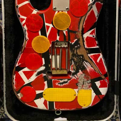 Custom Van Halen 1982 Frankenstrat EVH Frankenstein replica image 7