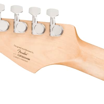 Squier Sonic® Stratocaster®, Laurel Fingerboard, White Pickguard, Ultraviolet image 6