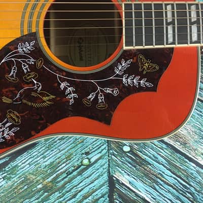 Epiphone Hummingbird Pro Acoustic - Electric Guitar 2015 Heritage Cherry Burst, image 8
